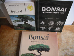 3 knihy bonsaj / bonsai