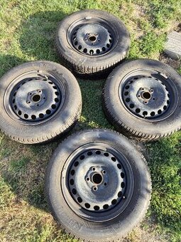 Plechové disky 15" na zimních pneu