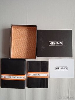 Nová pánská kožená peněženka HEMING