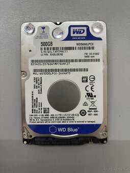 WD Blue 500GB, WD5000LPCX 2,5¨