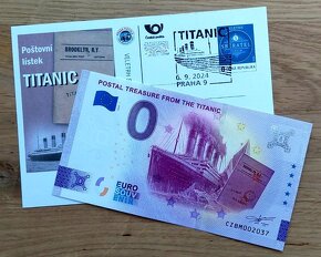 0 EURO BANKOVKA "POSTAL TREASURE FROM THE TITANIC" 2024-1