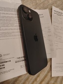 Apple iPhone 15 256GB, černý, 26 měsíců záruka (Baterie 96%)