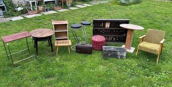 Stolky, police, stoličky... - ceny 200-300,- za kus VÝPRODEJ