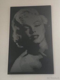 Hliníkový obraz - Marylin Monroe