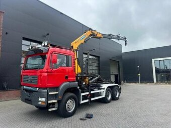 MAN TGA 33.410 6x6 / Ruka Effer / Nosič kontejnerů