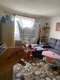 broušené sklo