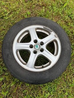 ALU kola Škoda 6Jx15H2, ET 38, 5 děr
