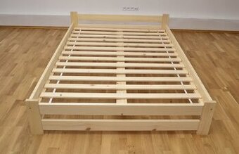 Nová postel MASIV BOROVICE 160x200cm + rošt