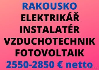 RAKOUSKO: ELEKTRIKÁŘ - INSTALATÉR - VZDUCHOTECHNIK - VOLTAIK