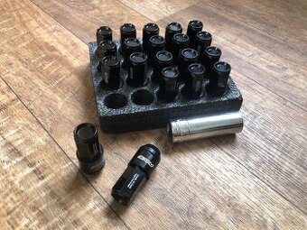 2-dílné kolové matice M12x1,5 58mm, 20ks
