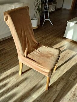 Židle s poškozenou koženkou za odvoz - 1