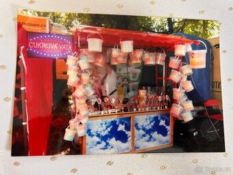 Stánek na cukrovou vatu i se strojem prodám jako celek