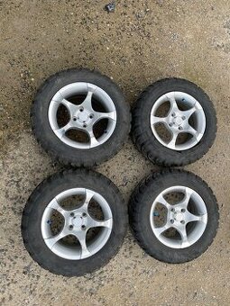 Alukola na čtyřkolku 14” rozteč 4x100