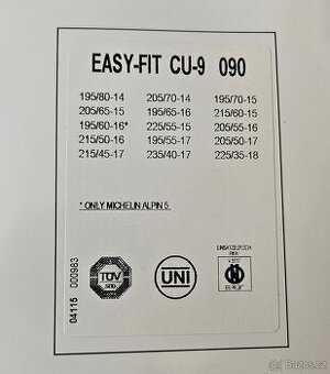 Sněhové řetězy König Easy-fit CU-9 velikost 090