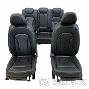 Sedačky černá kůže Audi Q5 8R r.v. 2012