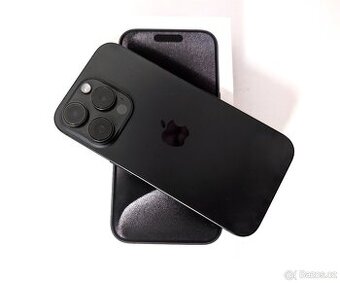Jako NOVÝ Apple iPhone 15 PRO 128GB Black