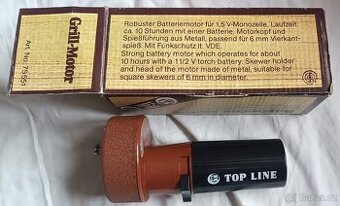 prodám bateriový grilovací motor