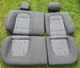 Fabia dělené zadní sedačky