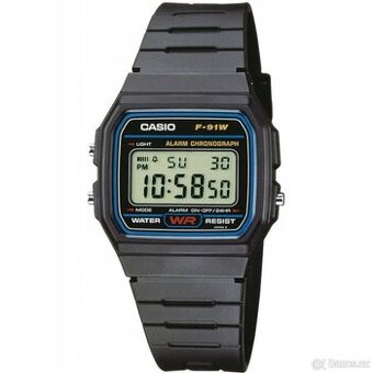 Nové Hodinky CASIO F-91W-1YEG