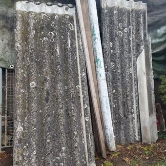 Vlnitý eternit za odvoz