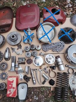 Prodám díly na Jawa 250/353 kývačka a jawa 250/559 panelka