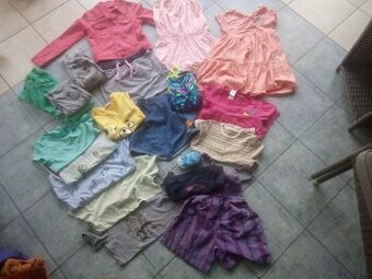 Mix dívčího oblečení - vel. 122/128