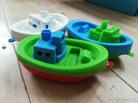 Plastové lodičky do vody na hraní 3ks - 1