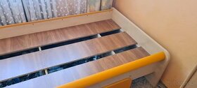 Dětská postel s úložným šuplíkem v dubovém dřevě 90x200 cm