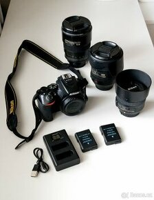 Nikon D5500 + objektivy - 1