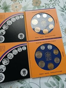 Sada oběžných mincí Československo 1989...