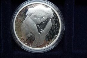 Stříbrná mince 1oz Australian Koala 2007 - vzácná