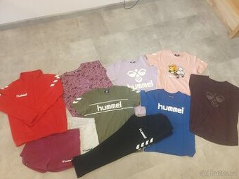 Sportovní oblečení zn. HUMMEL,ADIDAS,DECATHLON  vel. 140/146