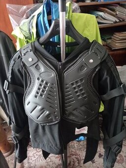 Ochrany oblek na motocross,vesta s chrániči na motocross