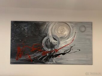 Obraz moderna, ručně malovaný 190x100cm