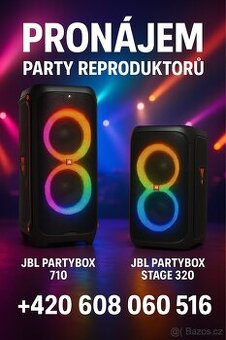 PRONÁJEM JBL PartyBox STAGE 320, 710