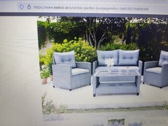 sedací zahradní sestava ratan- XXXLutz Vigo -nová -