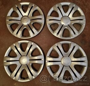 4 kusy poklice Škoda Fabia 15"