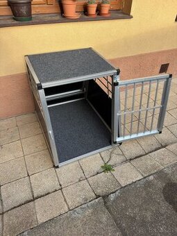 Klec do auta (přepravní box pro psa) Alpuna