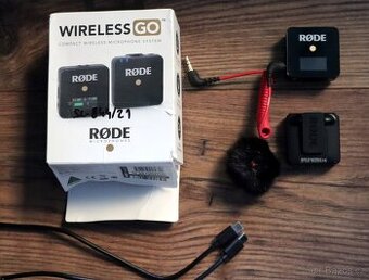 Rode Wireless Go - bezdrátový mikrofon s kabely