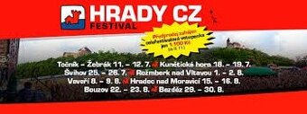 Dvoudenní vstupenky na festival Hrady CZ – Kunětická hora |