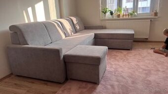 Exklusivni sedačka na každodenní spaní 280/100/195 taburet