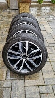 Prodám Alu kola VW 5x112 plus zimní pneu 205/50 r17.