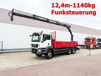 MAN TGS 33.400 BB - 6x4 – Valník + HR-PK18002-EH C – EURO 6