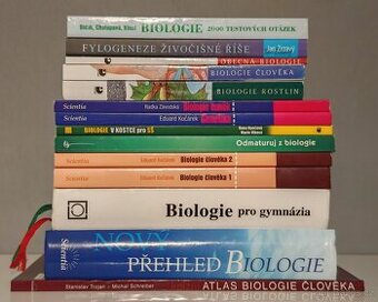 Sada učebnic BIOLOGIE pro gymnázia a SŠ - 14 knih