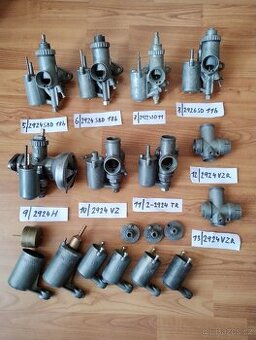 Karburátory Pérák, kývačka, panelka, californian, skůtr, atd