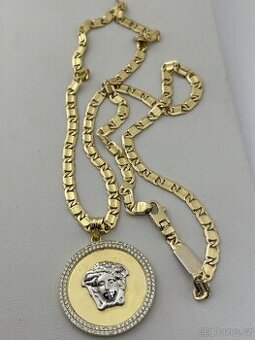 Zlatý řetízek s přívěškem nové zlato