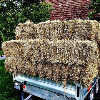 Sláma malé hranaté balíky