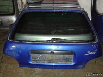 Dveře kufru Citroen Saxo - modré, červené, stříbrné
