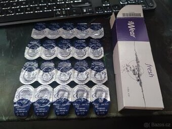 20x Jednodenní čočky -1.75 wear fresh