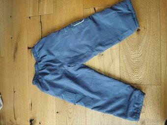 Chlapecké dětské vyteplené kalhoty, nepoškozené, vel. 110